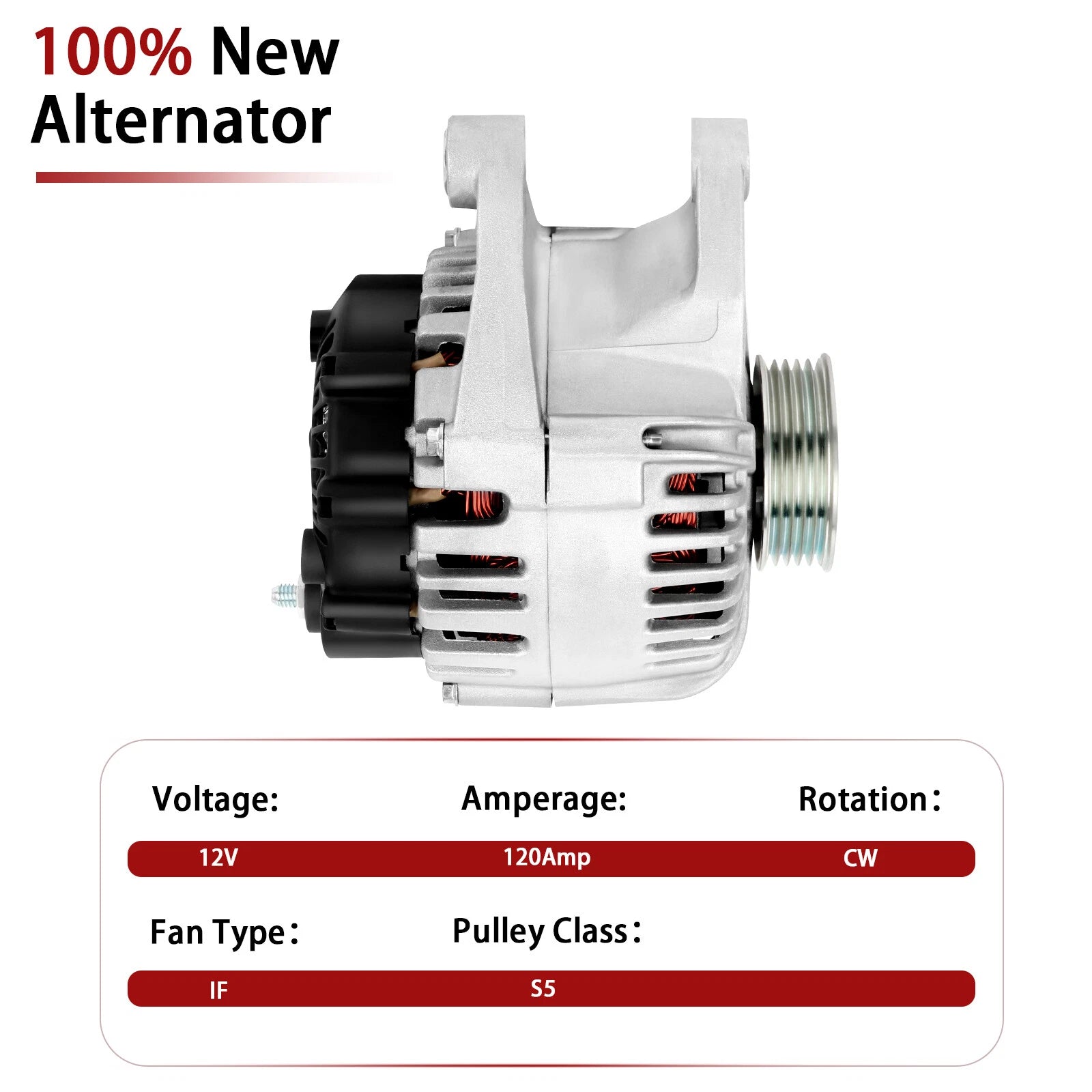 Alternator for Kia Sorento (2003-2006) 120Amp