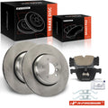 Rear Disc Brake Rotors & Ceramic Pads for BMW E60 535i 2008–2010