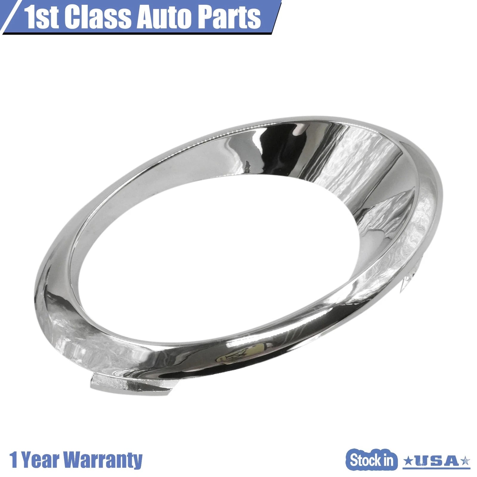 Chrome Fog Light Trim Ring Bezel for Ford Fusion (2013–2015)