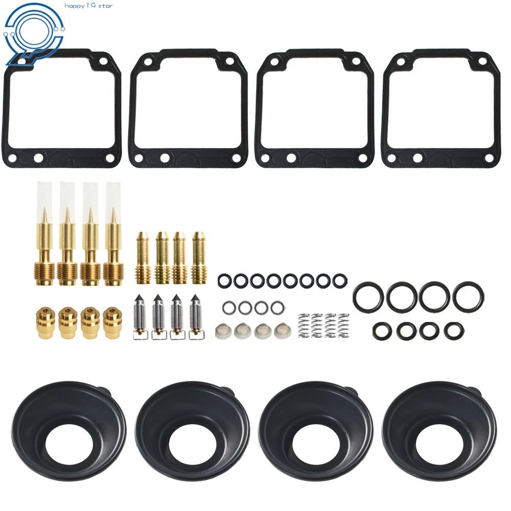Set of 4 Carburetor Repair Kits for Honda VF500C V30 VF500F (1984–1985)