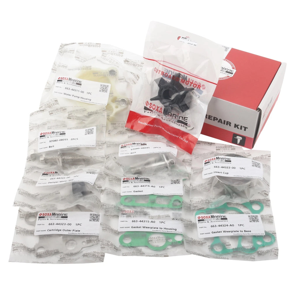 Water Pump Rebuild Service Kit 6H4-W0078-00 for Yamaha Outboard