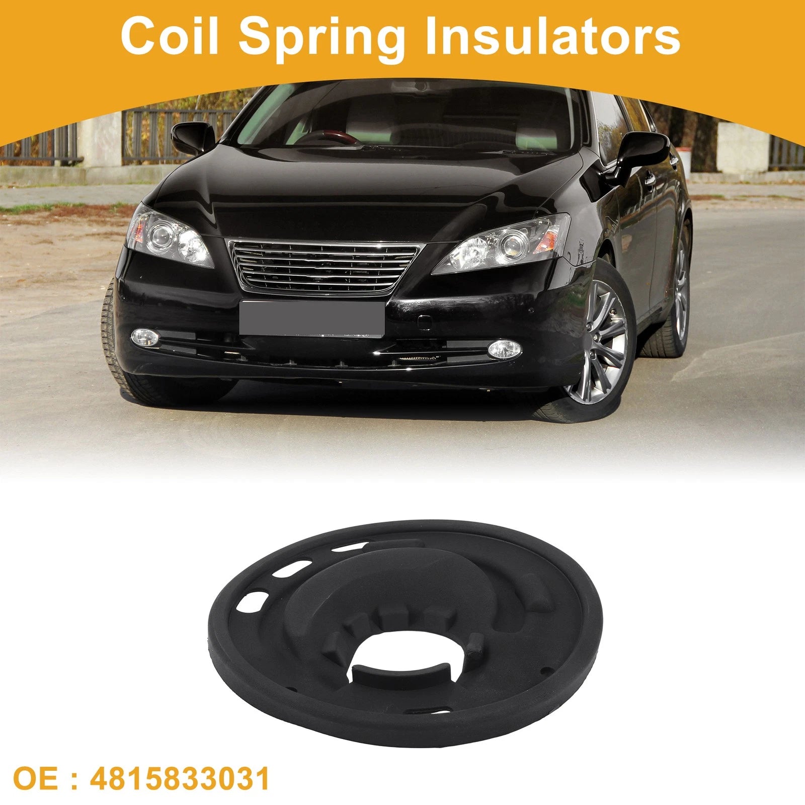 Lower Coil Spring Insulator No. 4815833031 for Lexus ES350 (2008–2012) Rubber