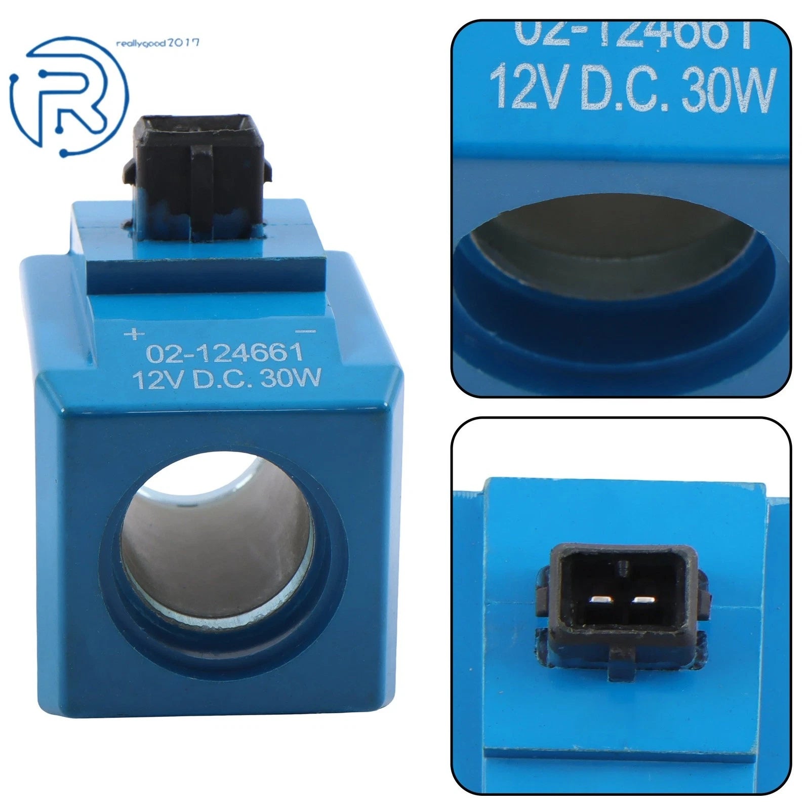 Solenoid Coil for JCB 1550B 1700B 215 217 3CX (02/124661 477/00824 25/103001)