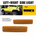 Amber Side Marker Signal Light Housing Kit for Jeep J10 Pickup (1974–1983)
