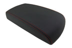 Leather Console Lid Armrest Cover for Chevrolet Impala (2006–2019) Red Stitch