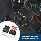 12 Pin Front Headlight Connector Plug for Honda