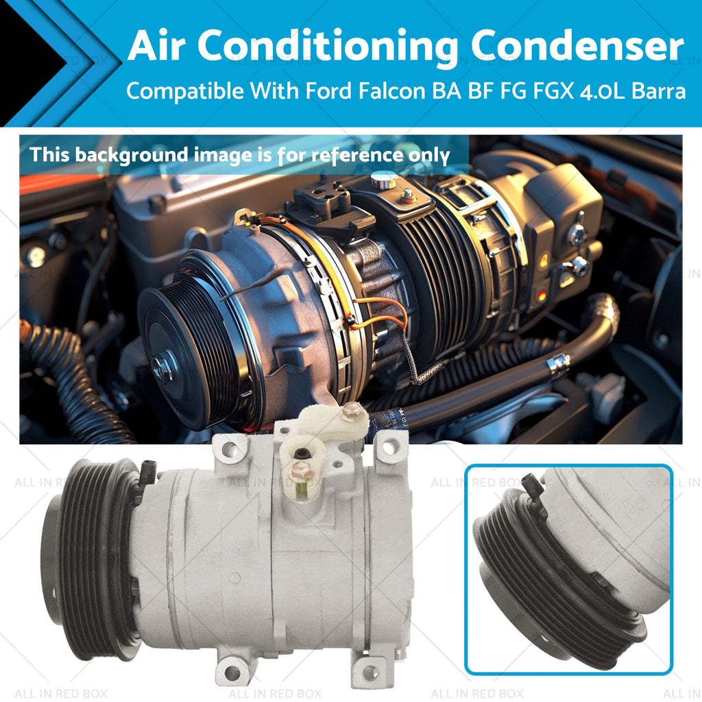 AC Compressor for Ford Falcon BA BF FG FGX 4.0L Barra (2002–2014)