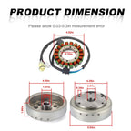 Stator & Flywheel Rotor & Gasket for Yamaha Rhino YXR 660 (2004–2007)