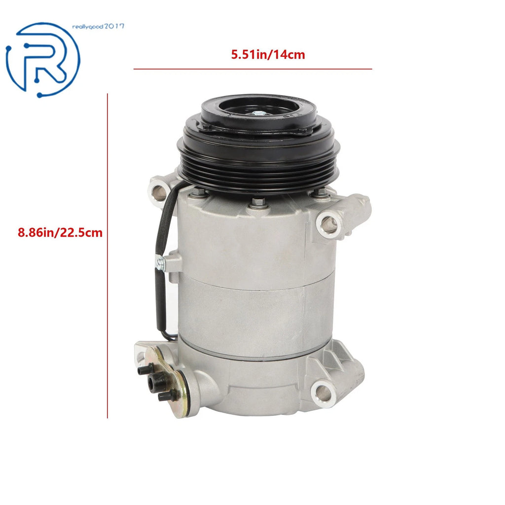 A/C Compressor w/Clutch for GMC Yukon XL 1500/2500 (2000–2002) 1136610 12V
