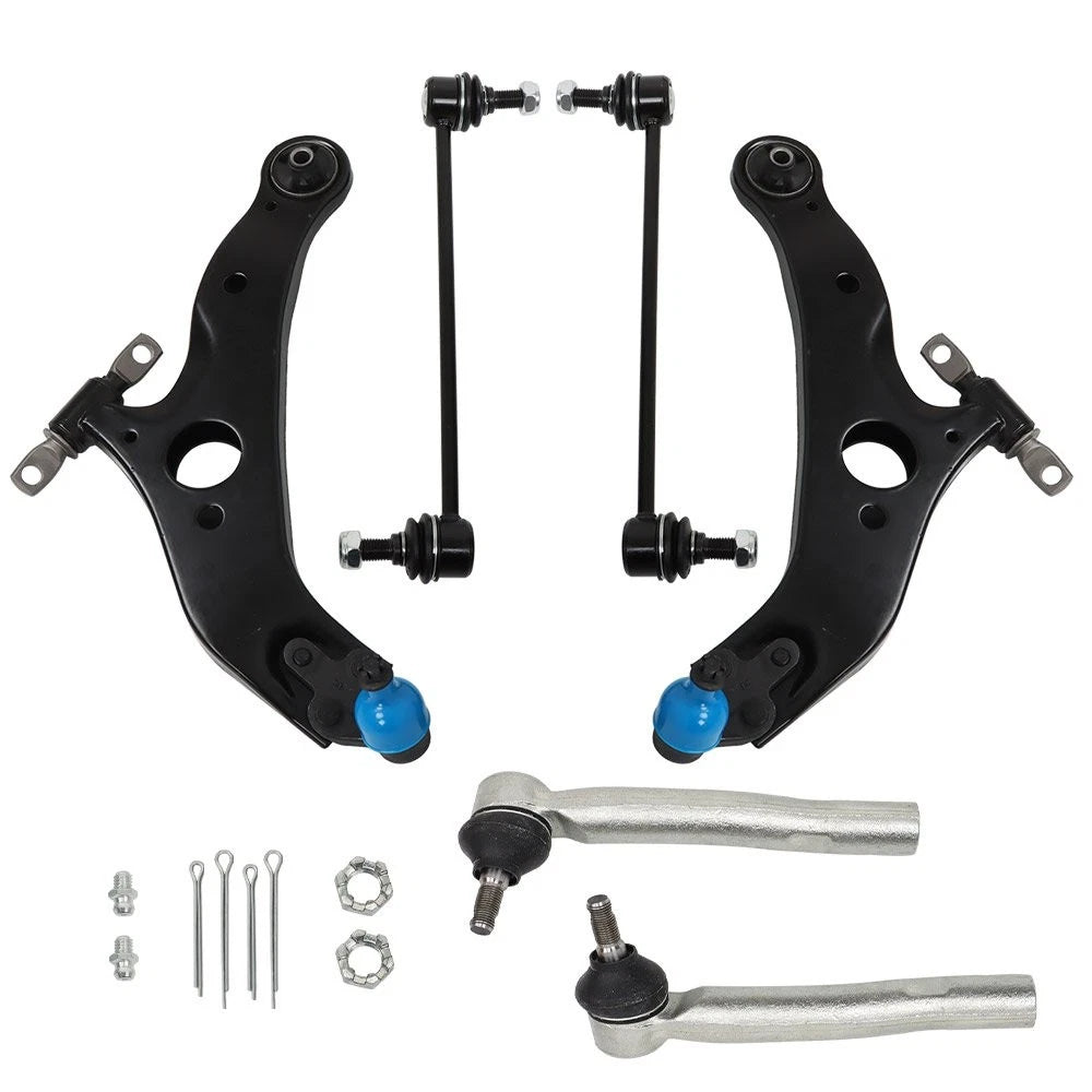 Front Lower Control Arm Ball Joint Tie Rod Sway Bars for Toyota Sienna (2004-2010)
