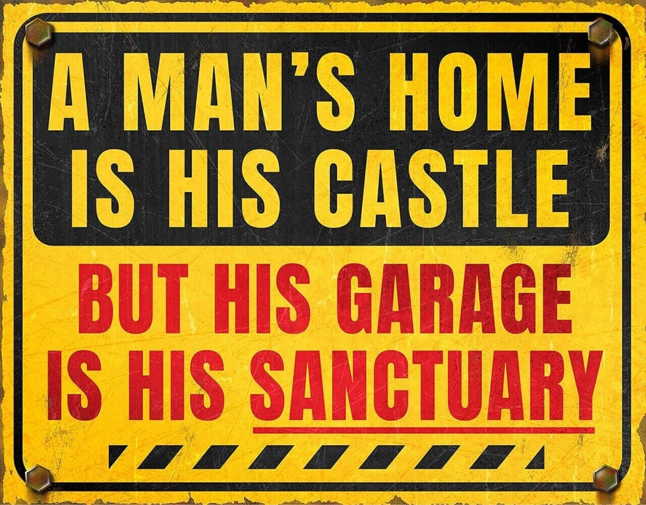 Metal Sign for Garage Decor (2711)