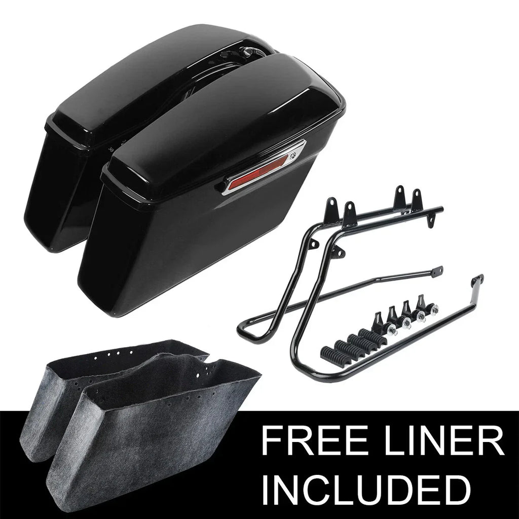 Saddlebag Conversion Bracket for Harley Softail Deluxe Fatboy 1984-2017