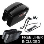 Saddlebag Conversion Bracket for Harley Softail Deluxe Fatboy 1984-2017
