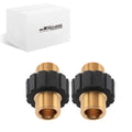 Brass Pressure Washer Fitting for M22 14mm Male Thread Hose Adapter (2PCS)