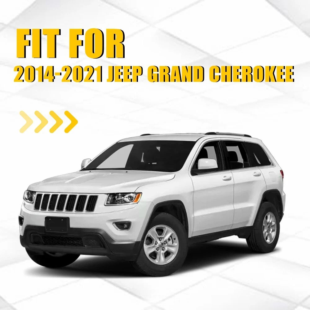 8X Smoke Rear Tail Light Vinyl Tint Film Overlay for Jeep Grand Cherokee (2014–2021)