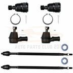 Set of 6 Front Ball Joints Tie Rods Suspension Kit for Honda Element (2003–2011)