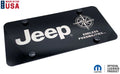 License Plate Frame Black Stainless Replacement for Jeep (2007–2017)