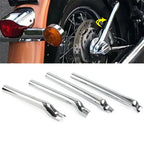 Chrome Rear Swingarm Tube Covers for Harley Heritage Softail Classic (2000-2011)