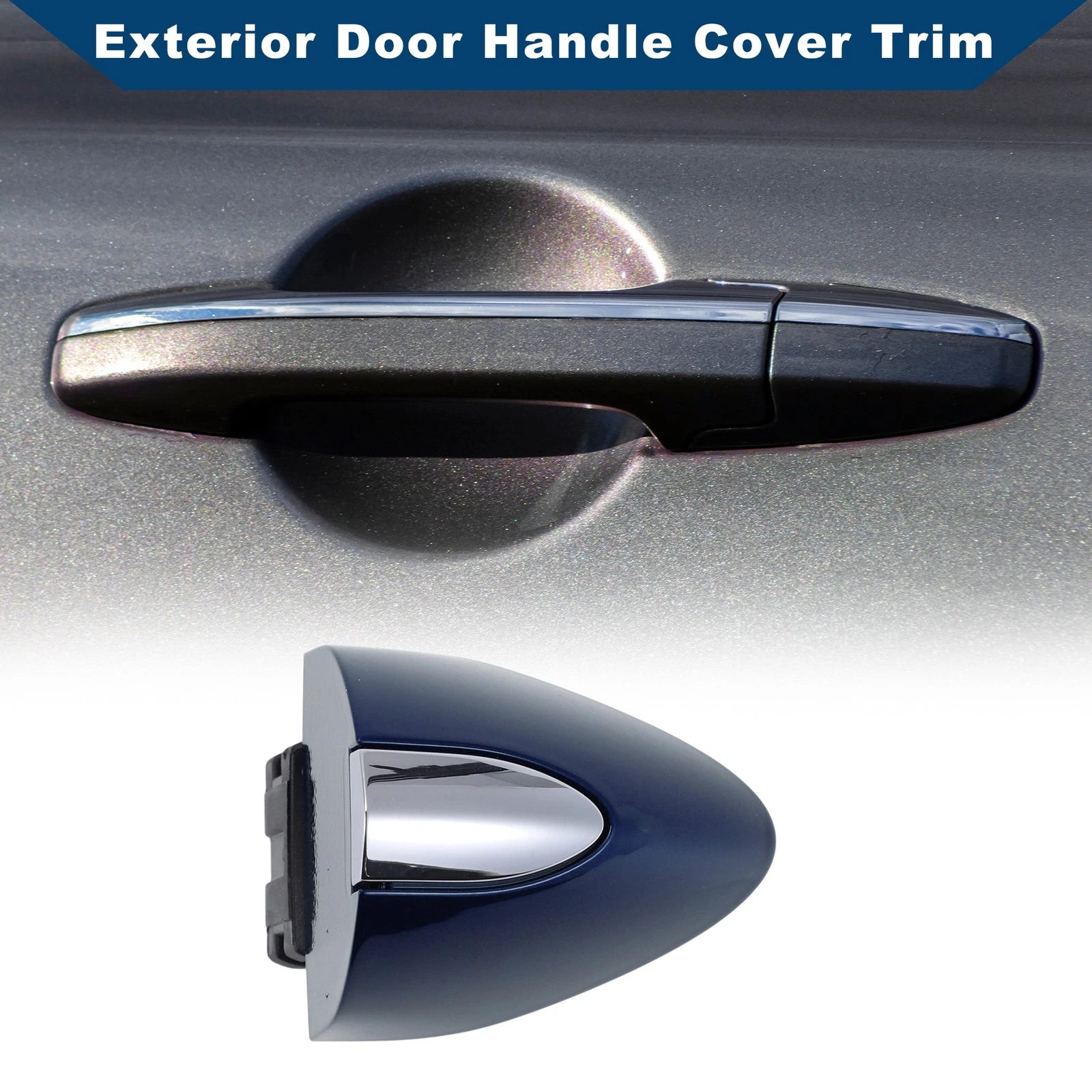 Exterior Door Handle Cover Trim for Buick LaCrosse (2017–2019) Light Blue
