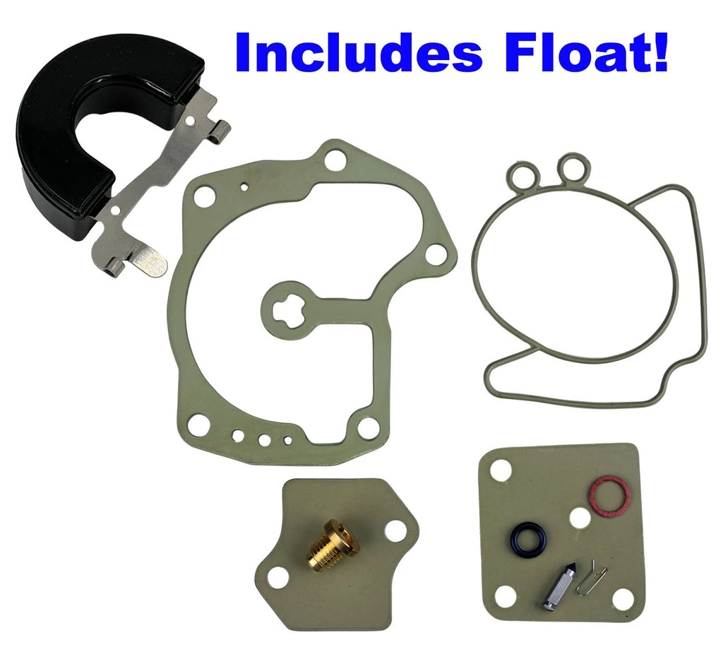 4-Pack Carb Repair Kit for Johnson Evinrude V4 V6 V8 Looper (439078 439079)