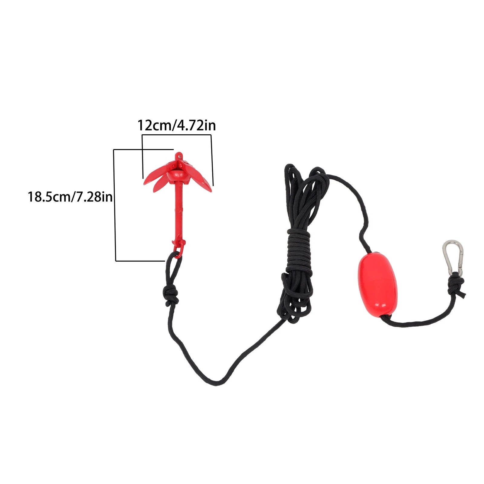 1 Pack Folding Kayak Anchor for Grapnel Boat (0.7KG)