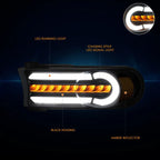 Tinted Amber 3D LED DRL + Sequential Signal Lamp for FJ Cruiser (2007–2014)