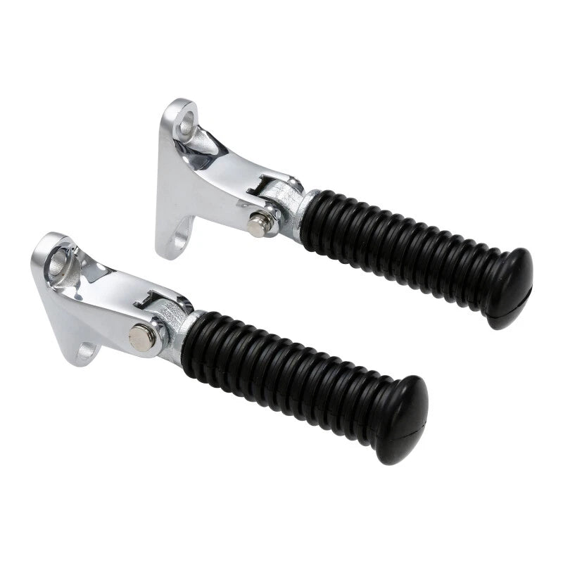 Chrome Rear Passenger Foot Pegs for Harley Touring Road King (1993–2025)
