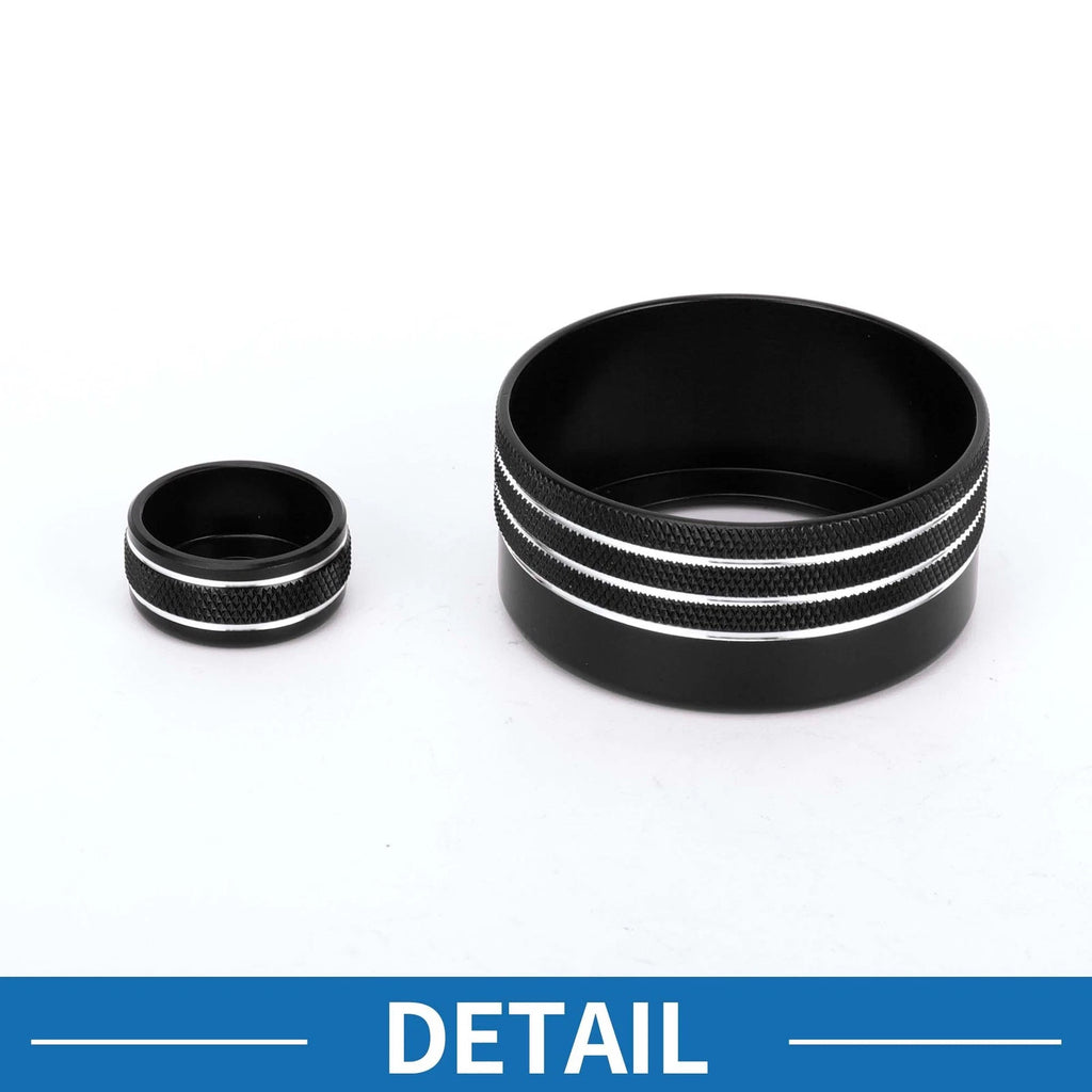 2X Drive Mode 4WD & Mirror Knob Cover for Toyota Tundra (2022–2023) Black