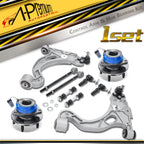 Set of 10 Wheel Hub Bearing Control Arm Sway Bar Kit for Buick Cadillac