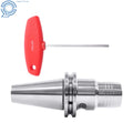 1/2" CAT40 Hydraulic End Mill Chuck for CNC Machines (Gage 3", Low Runout G2.5)