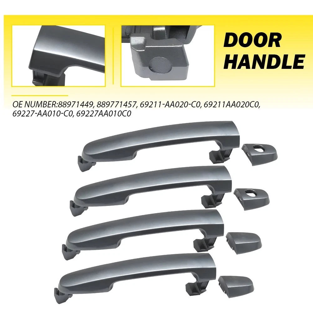 Set of 4 Door Handles for Toyota Camry, Corolla, Highlander, Matrix, RAV4