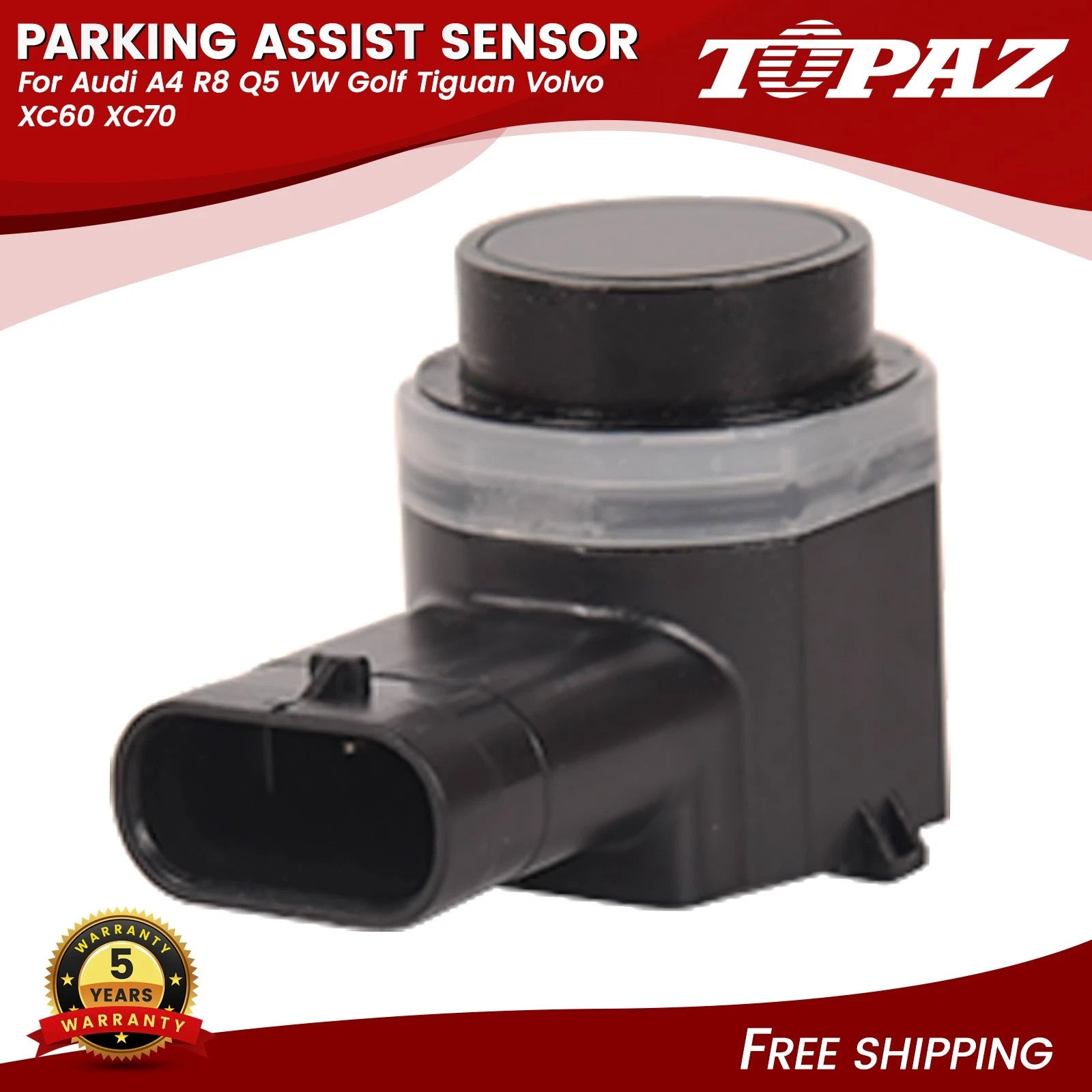 Parking Assist Sensor for Audi A4 Q5 R8 VW Golf Tiguan Volvo XC60 XC70 (2005–2021)