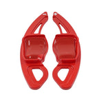 Red Steering Wheel Paddle Shifter Extensions for VW Golf Jetta Passat Polo