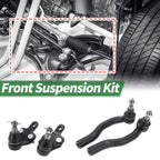 Set of 4 Front Suspension Kit Outer Tie Rod Ends Lower Ball Joint for Toyota Solara (1999–2003)