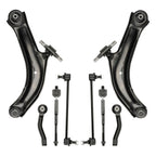 Front Control Arms Sway Bar Links and Tie Rods for Nissan Sentra (2007–2012)