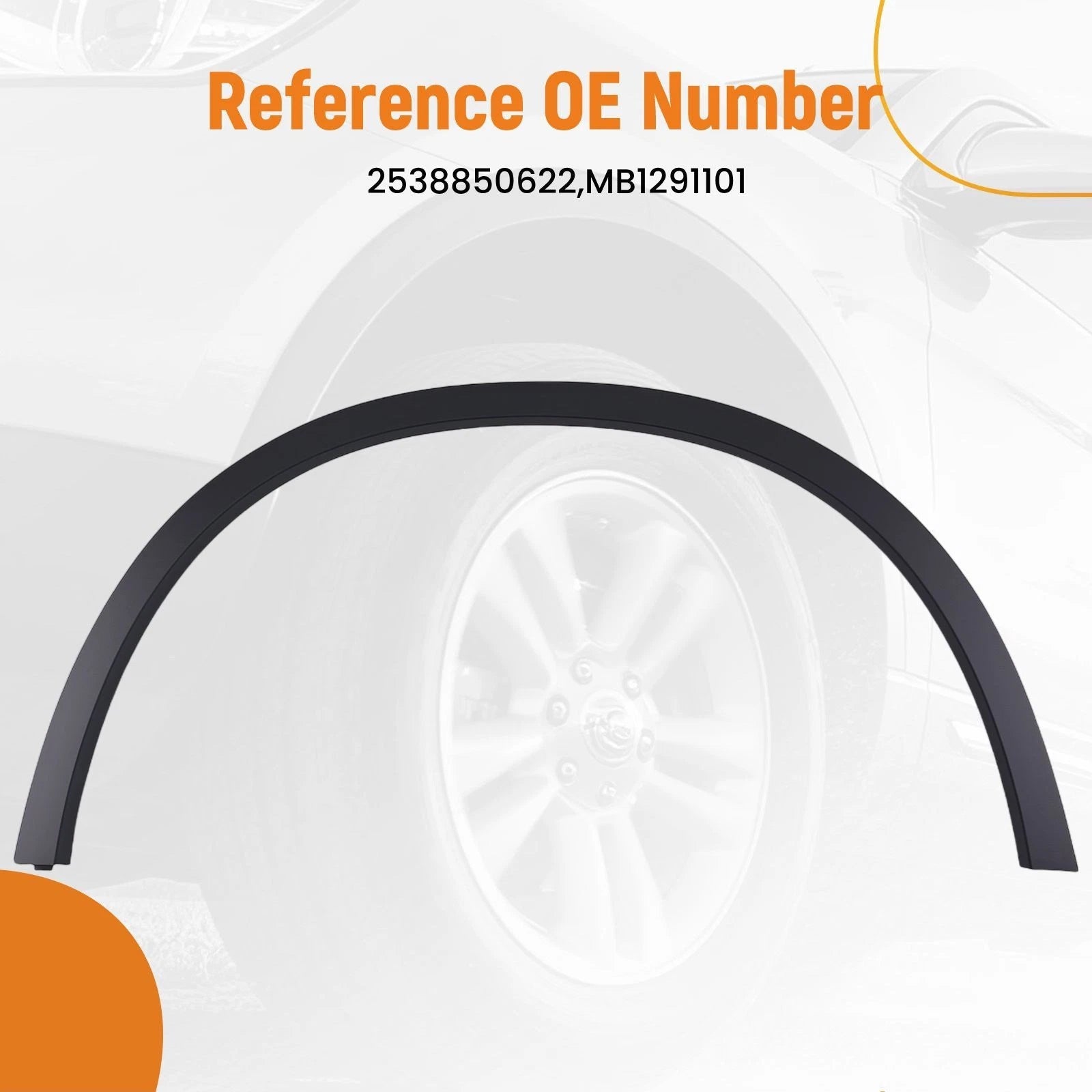 Wheel Arch Molding for Mercedes GLC300 (2016–2022) Right Front