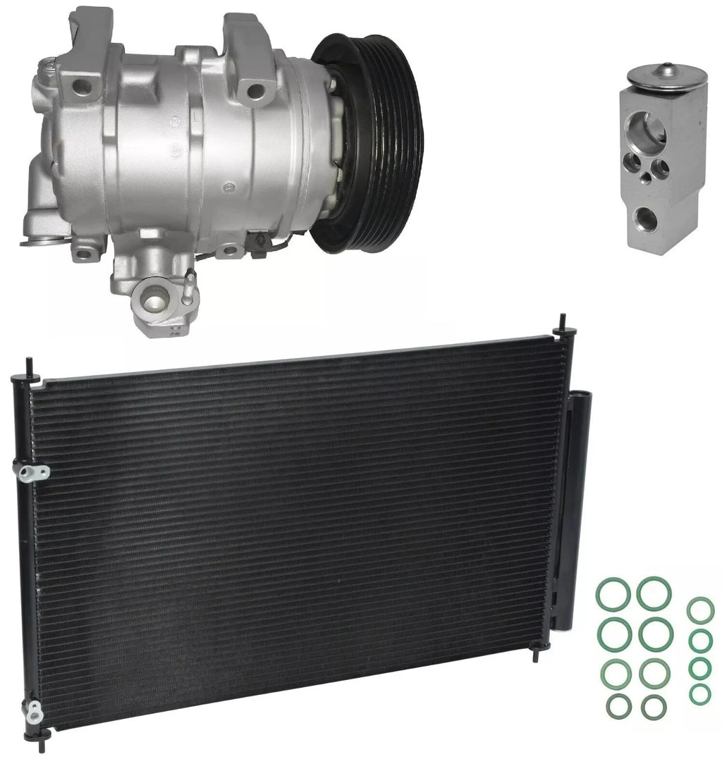 AC Compressor Kit with Condenser for Acura ZDX 3.7L V6 (2013–2013)