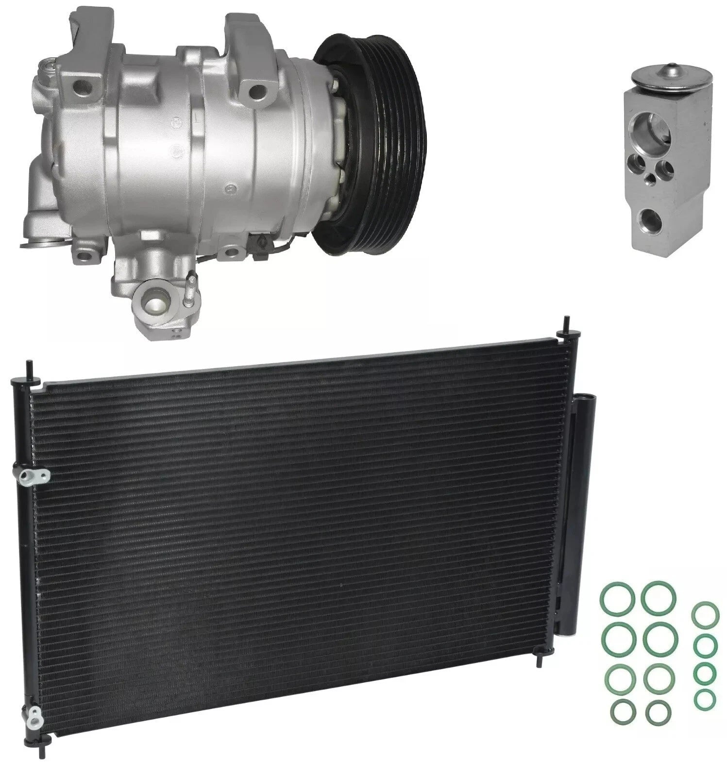 AC Compressor Kit with Condenser for Acura ZDX 3.7L V6 (2013–2013)