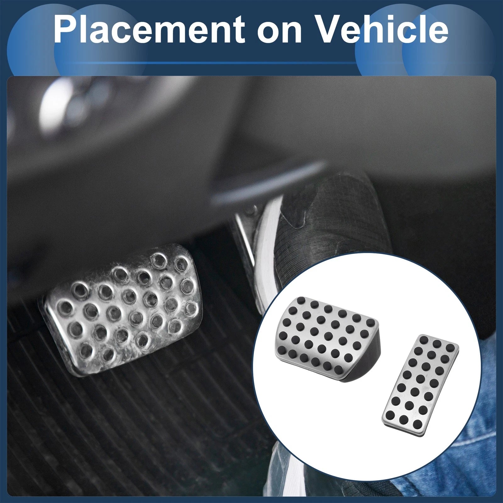2X Automatic Foot Accelerator Pedal Covers for Mercedes Benz A-Class (2019–2020)