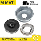 Rear Brake Cover Drum & Brake Shoes Kit for Yamaha Kodiak 400 4x4 (2003)