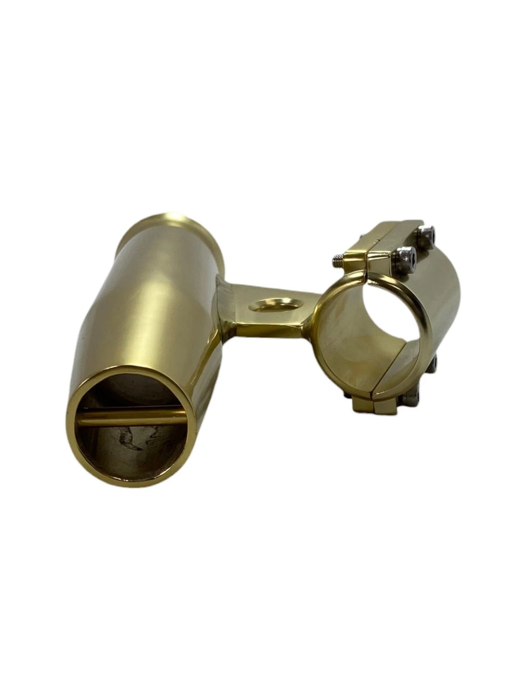 Tigress Gold Aluminum Rod Holder for 1 1/2" OD Pipe (Fixed Angled Mount)
