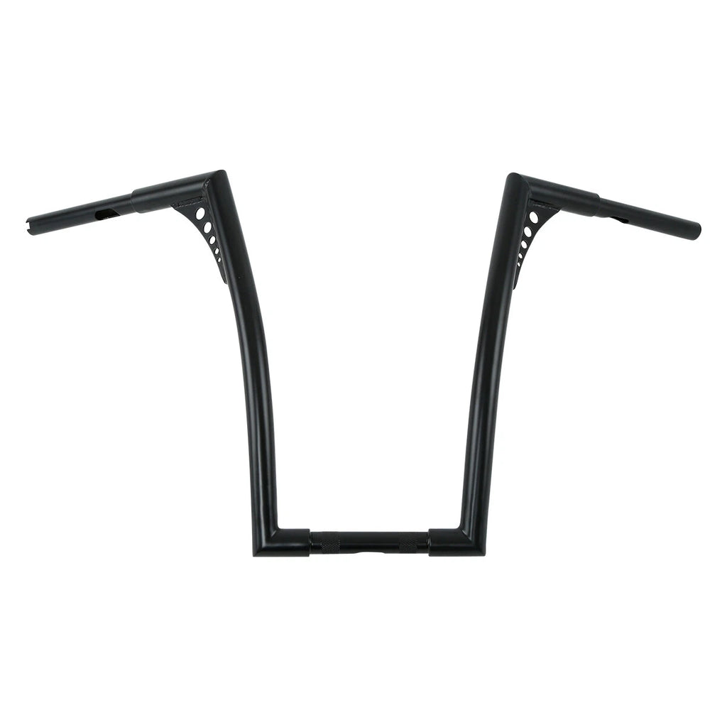 1 1/4" Black Fat 18" Rise Handlebar for Harley Davidson FXST FLST