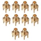 10 pcs MMCX-JE PCB Mount RF Connector Gold Plated for DC to 6GHz