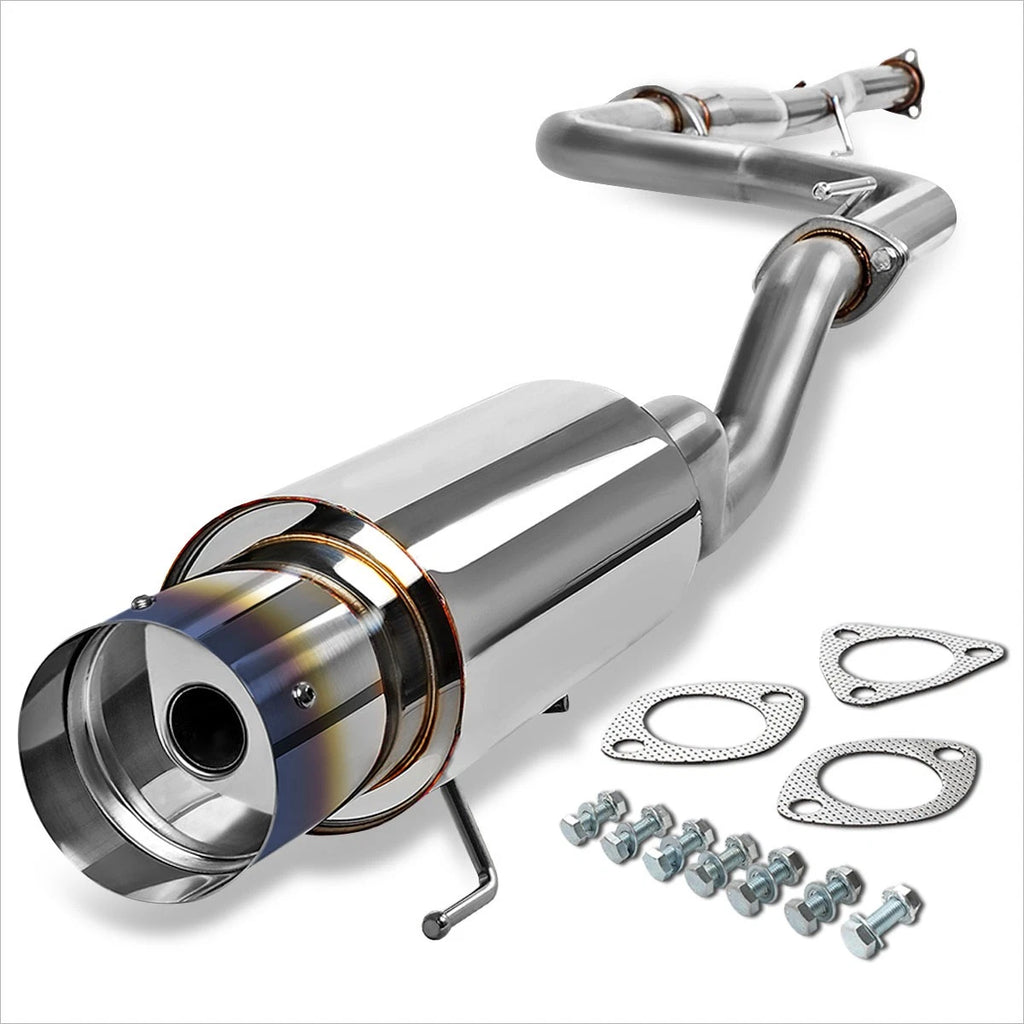 4.5" Burnt Tip Muffler Catback Exhaust System for Honda Civic Coupe/Sedan (1992–2000)