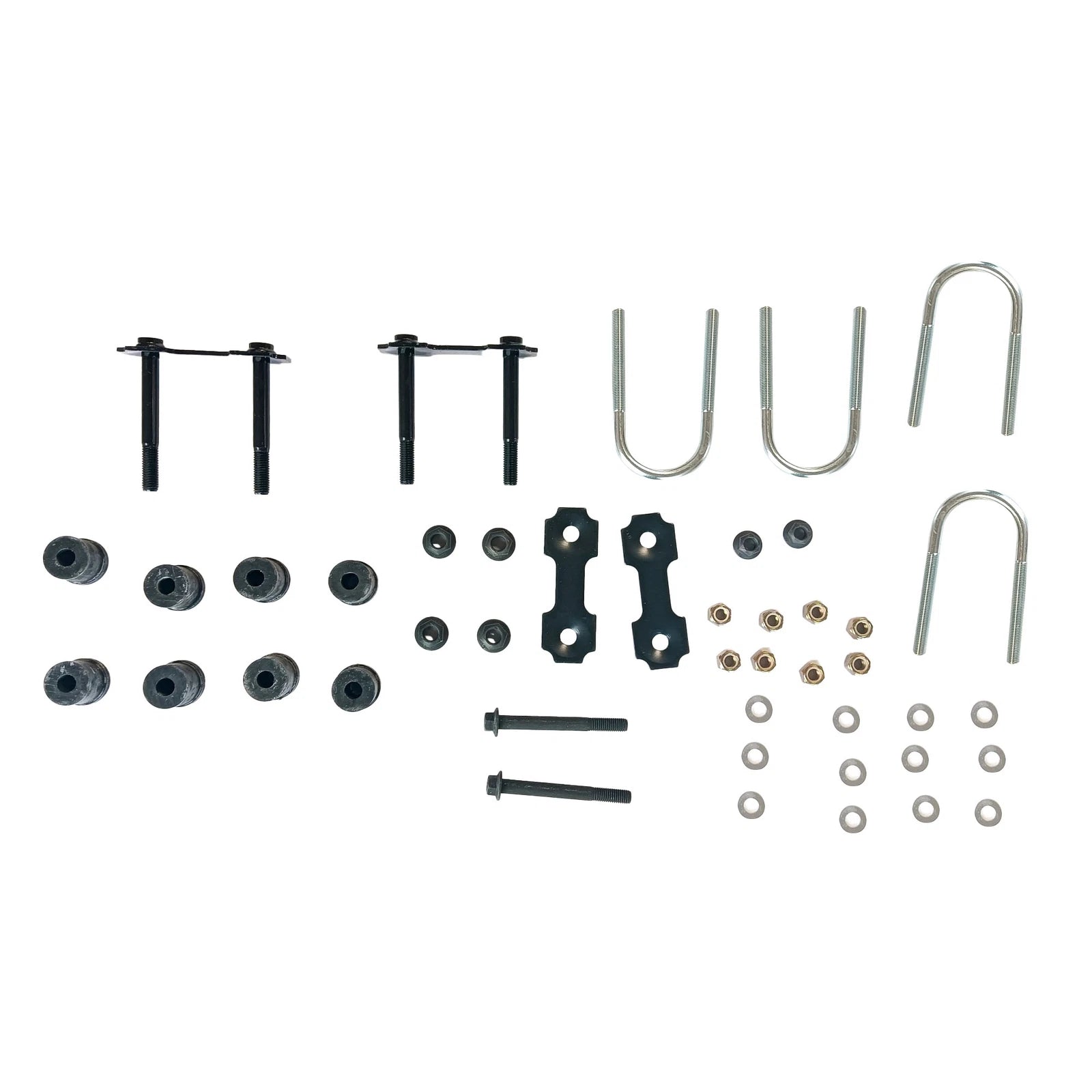 Leaf Spring Mounting Shackles U-Bolts Kit for Ford Mustang (1967-1973)