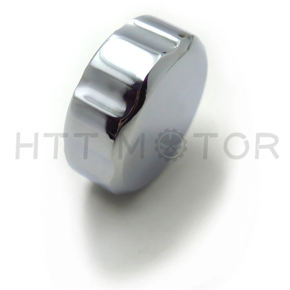 Chrome Fluid Reservoir Cap for Yamaha YZF R6 (1999–2005), R6S (2006–2008), R1 (2004–2008)