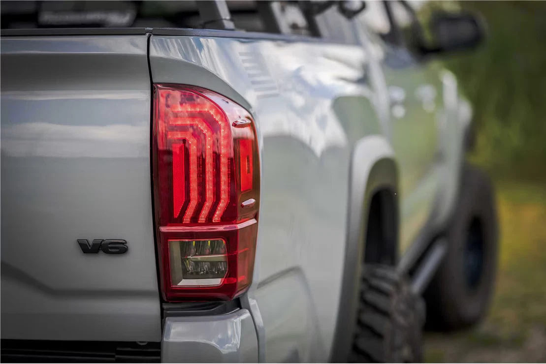 Morimoto XB LED Red Tail Lights for Toyota Tacoma (2016–2023)