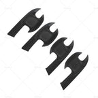 Matte Black Exterior Door Handle Cover Trim for Isuzu D-Max (2021–2022)