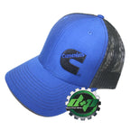 Cummins Cap Richardson 112 Blue Black Mesh Snapback Trucker Hat