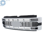 Front Upper Grille with Chrome Trim for Ford F250 Super Duty (2023-2024)